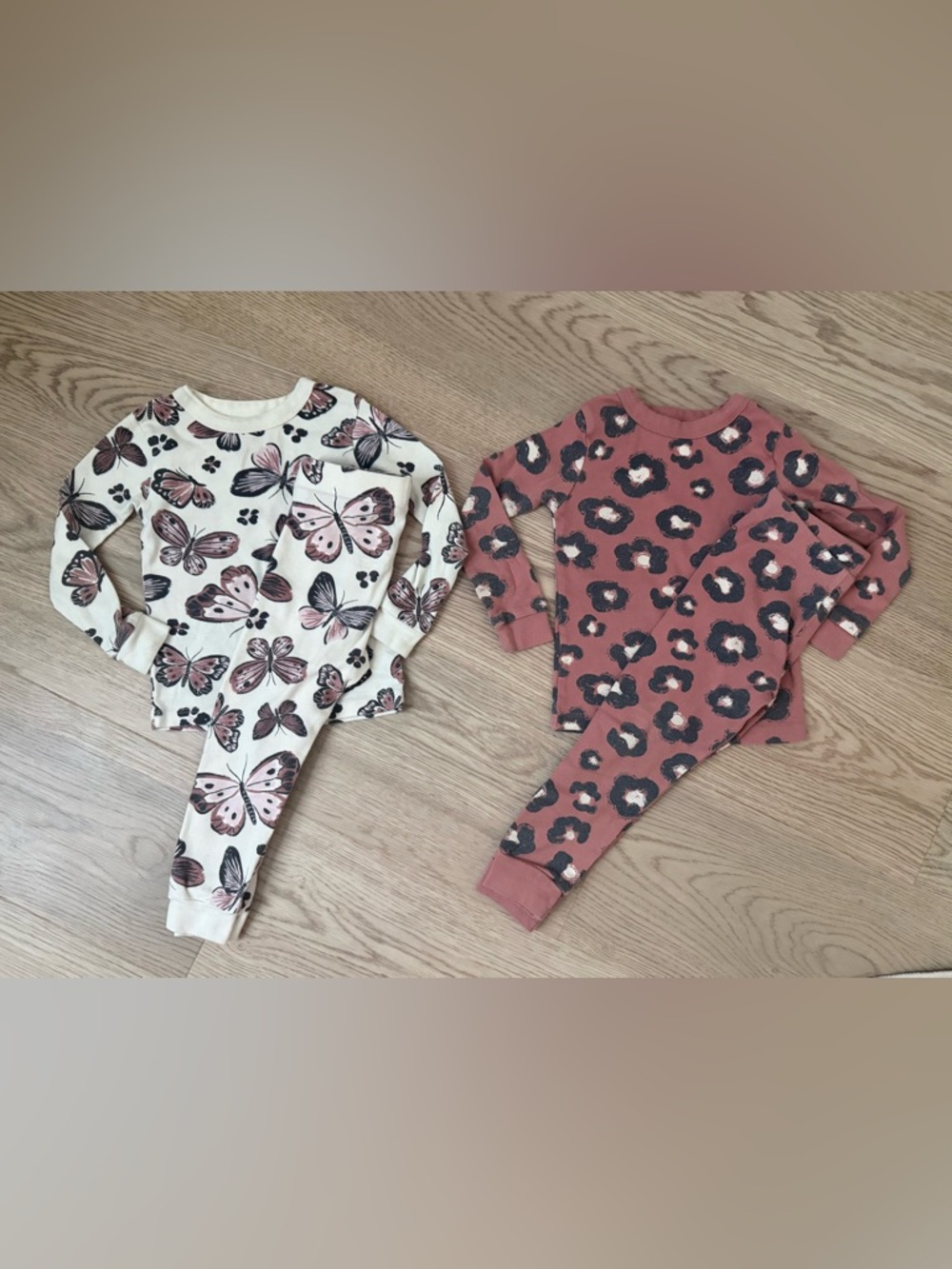 Toddler Girl Organic Cotton Snug Fitting PJs - Bundle of 2